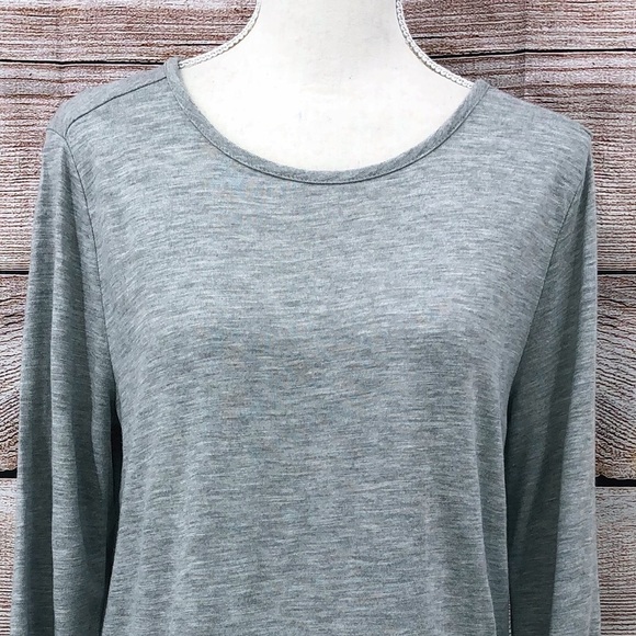 J Crew Mercantile Gray and White Twofer Sweater Size M - Picture 9 of 9